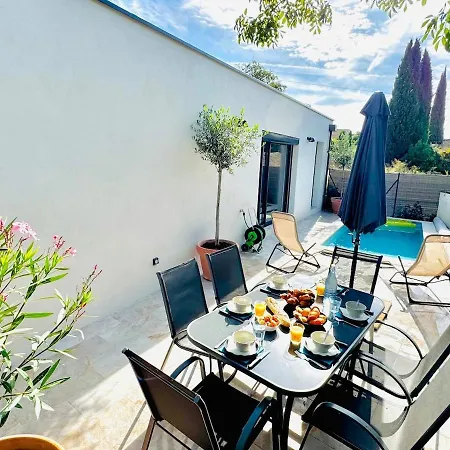 Moderne 3 Ch Piscine Privée Parking * Saint-Maximin (Gard)