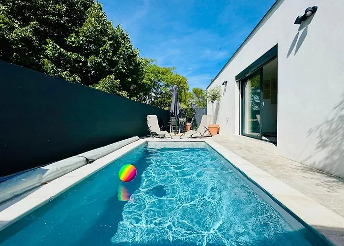 Moderne 3 Ch Piscine Privée Parking * Saint-Maximin (Gard)